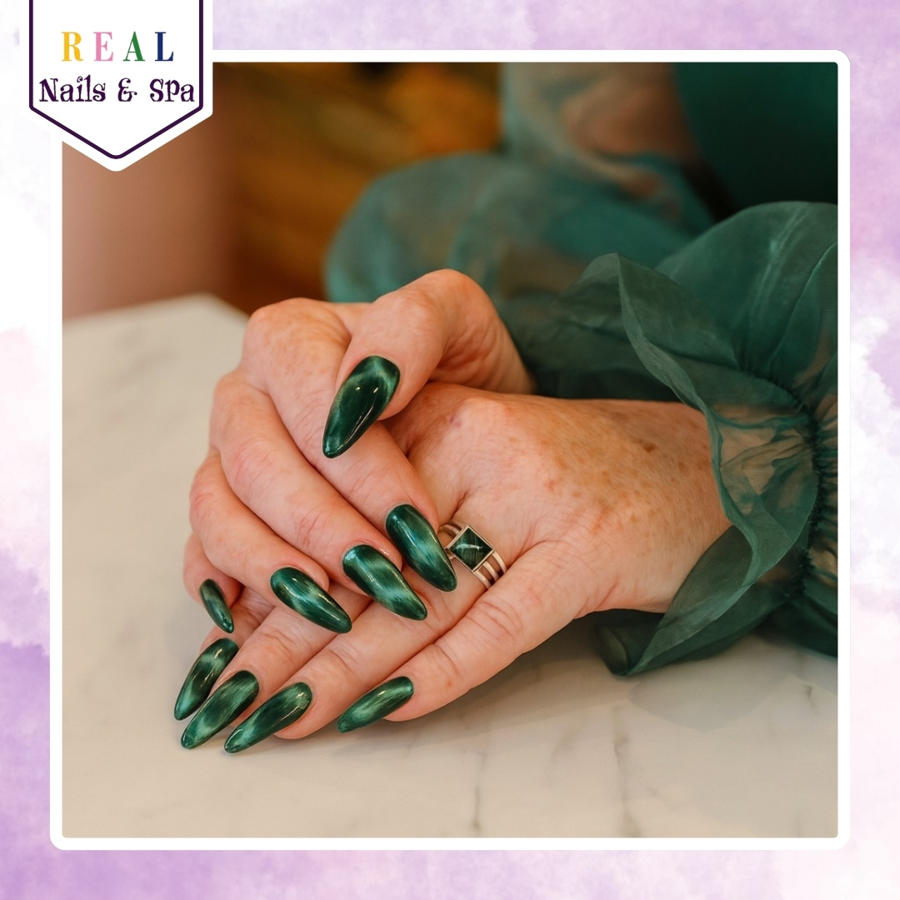 Nail design by Real Nails & Spa